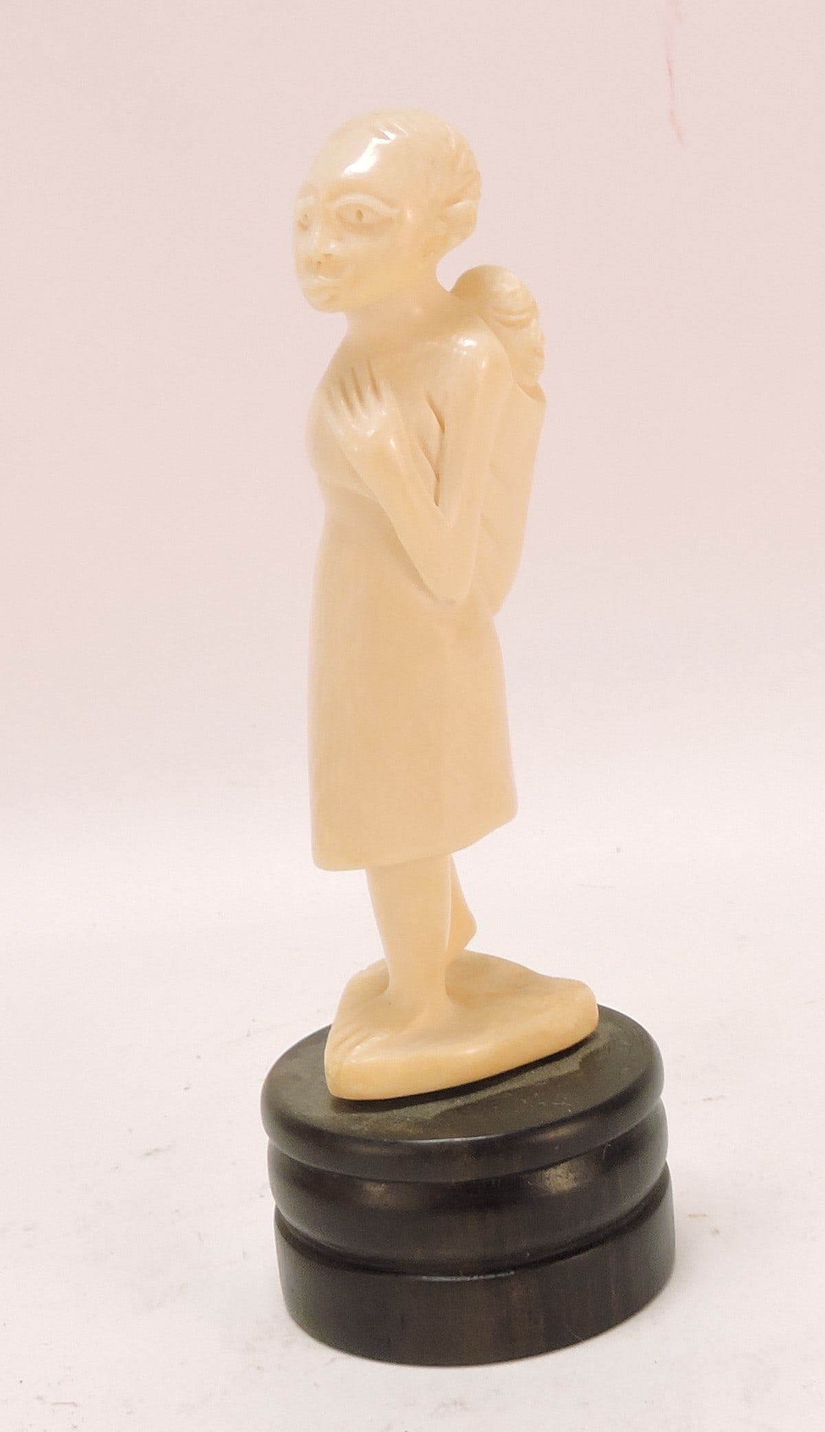 Black Americana bone carved figure, (1 of 1)