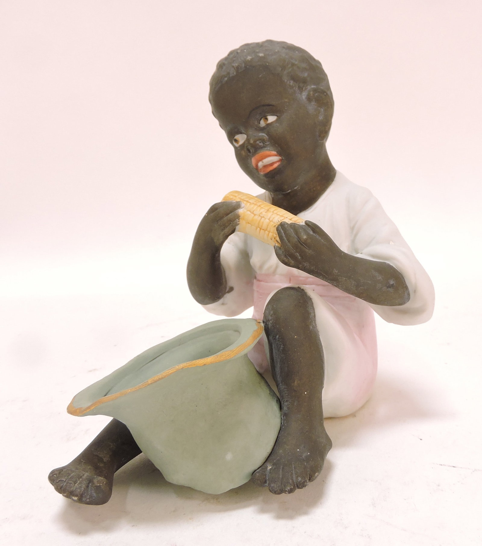 Black Americana bisque figure of boy (1 of 1)