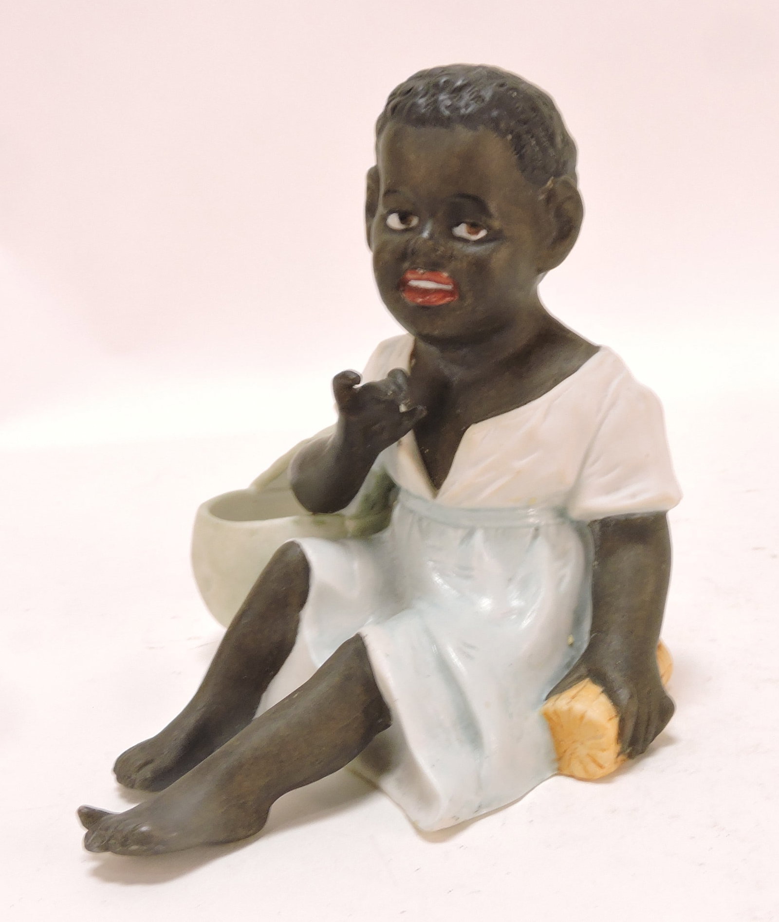 Black Americana bisque figure of girl (1 of 1)