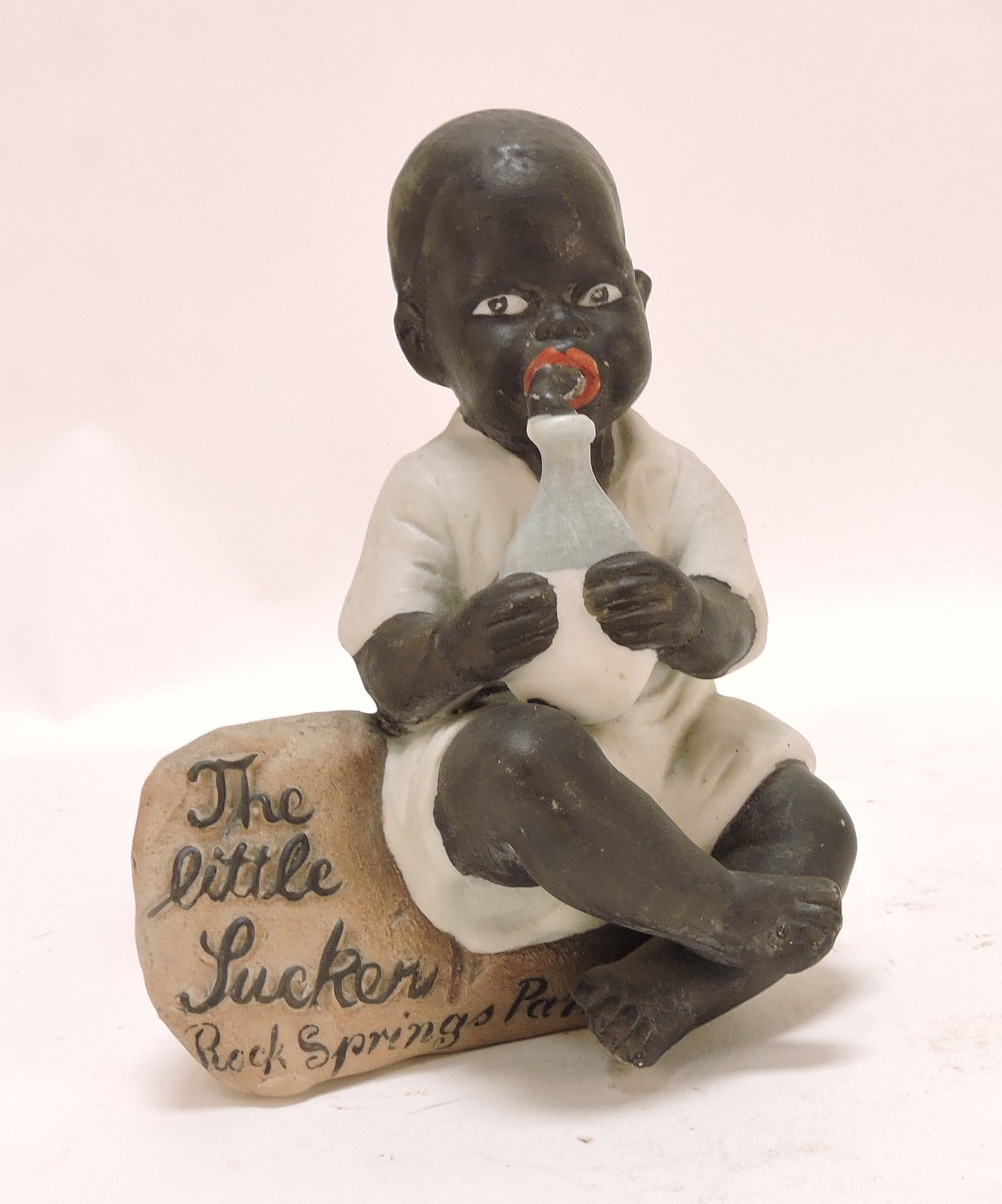 Black Americana bisque figure of boy (1 of 1)