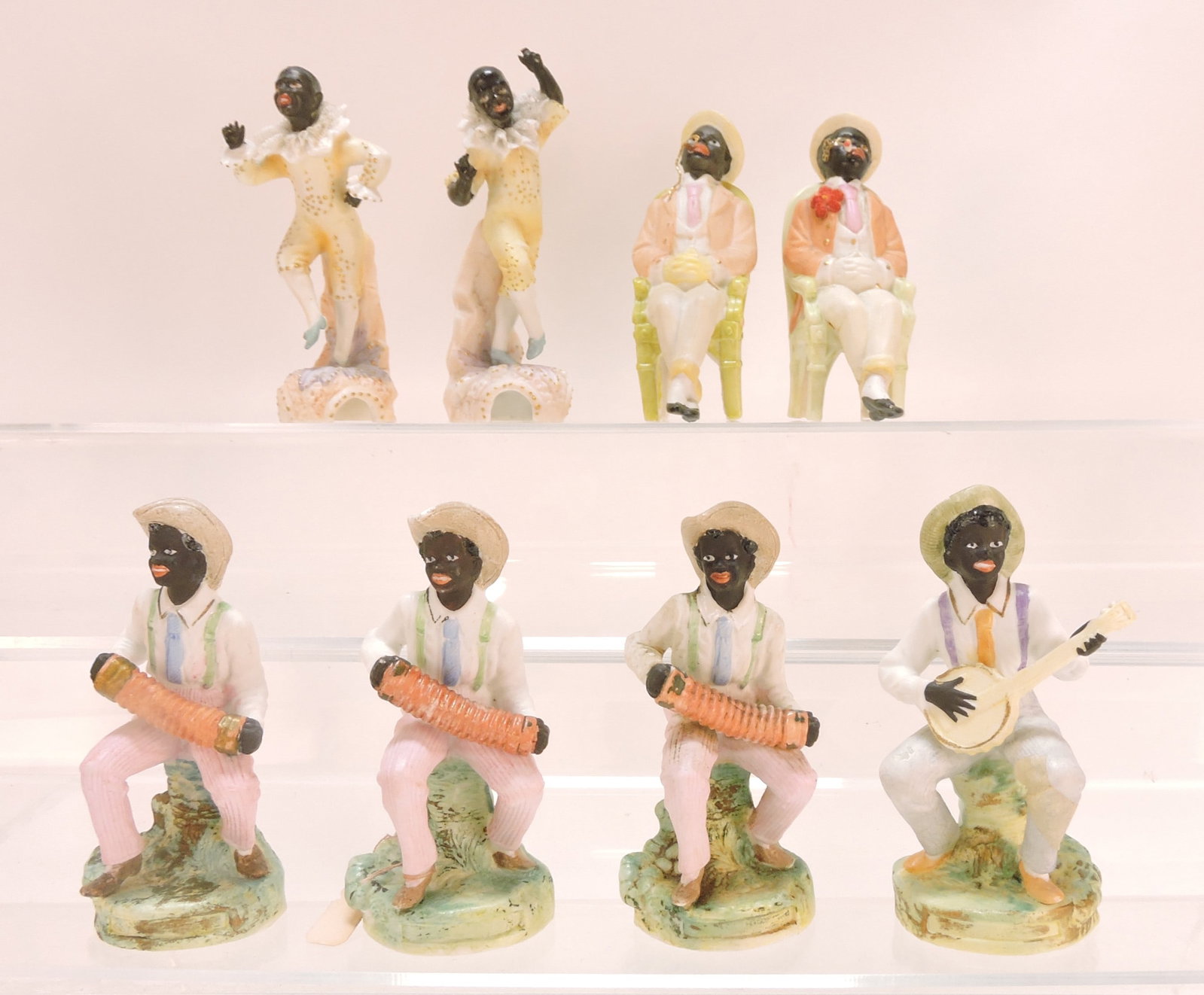 Black Americana bisque lot of 8 (1 of 1)