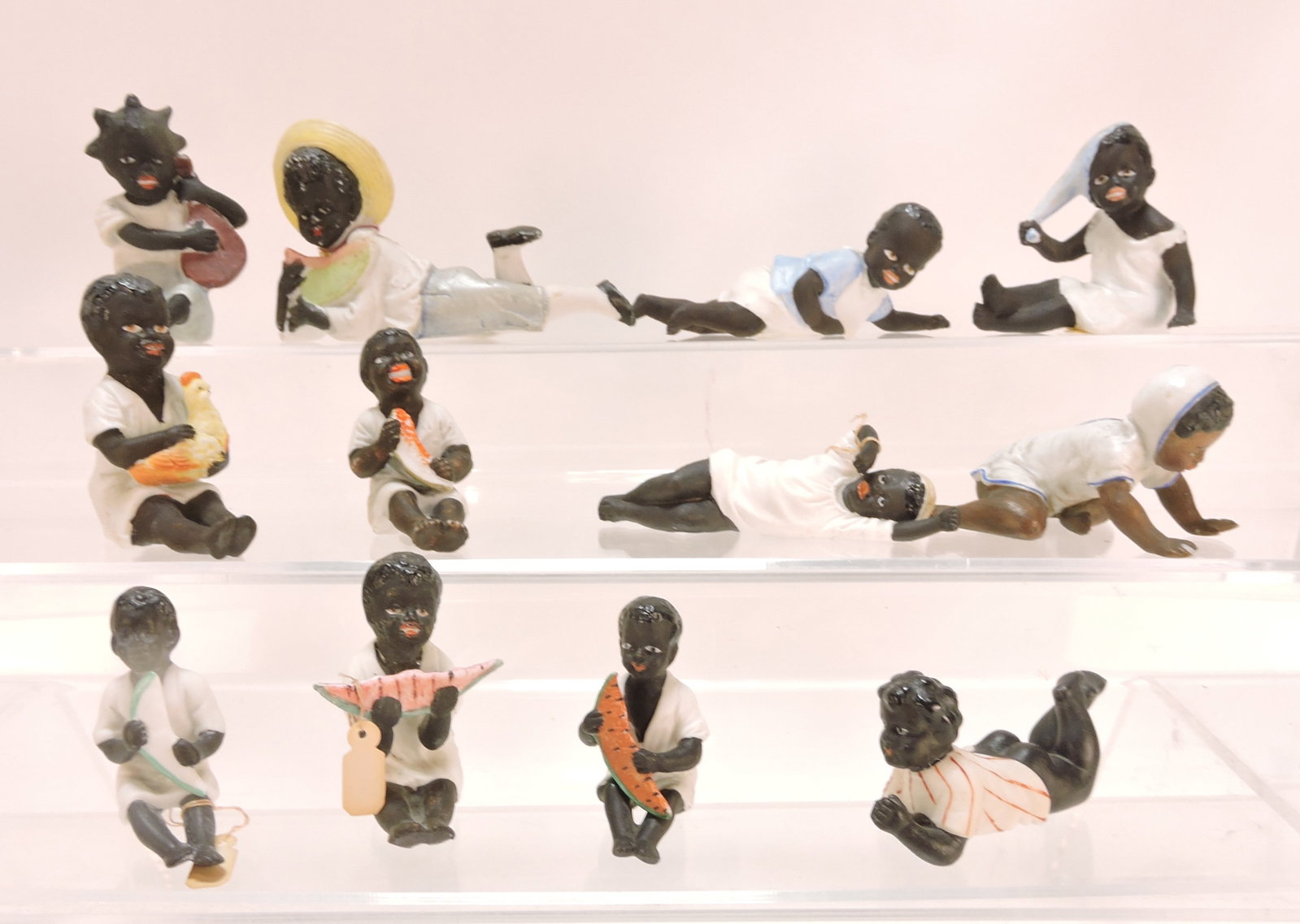 Black Americana bisque lot of 12 (1 of 1)