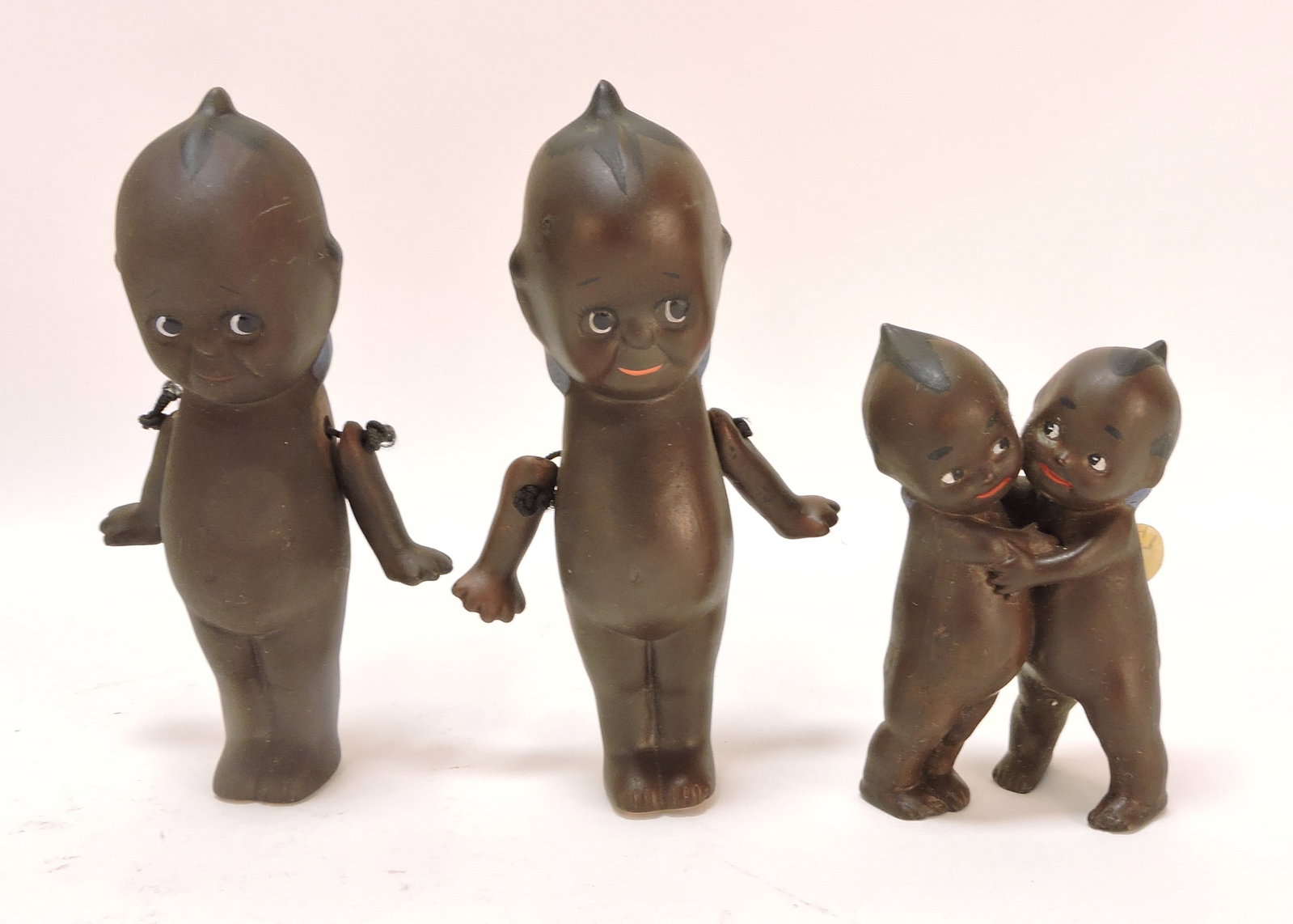 Black Americana lot of 3 Kewpie dolls, (1 of 1)