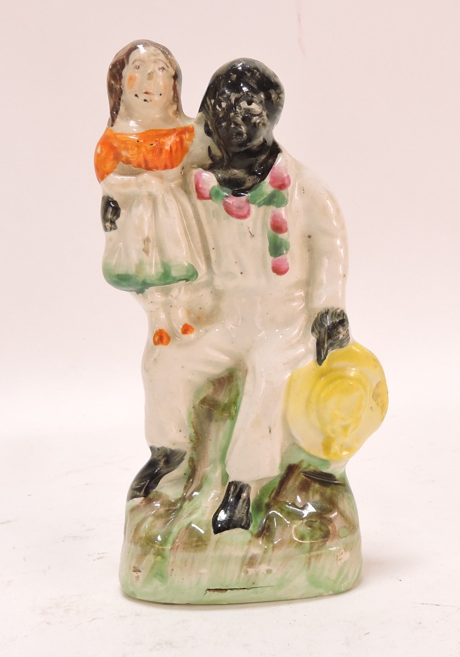Black Americana Staffordshire figure (1 of 1)