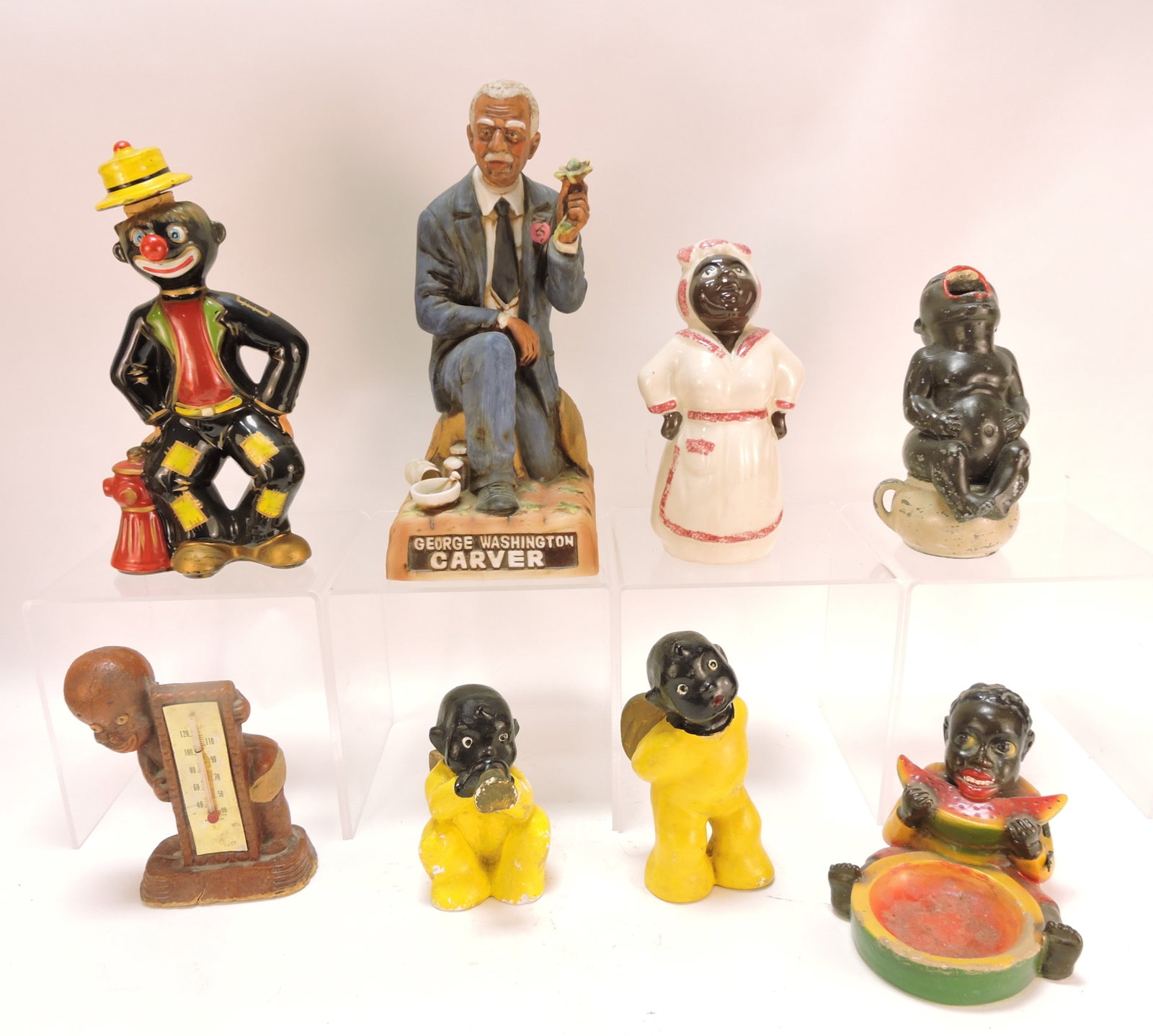 Black Americana lot of 8 figures,