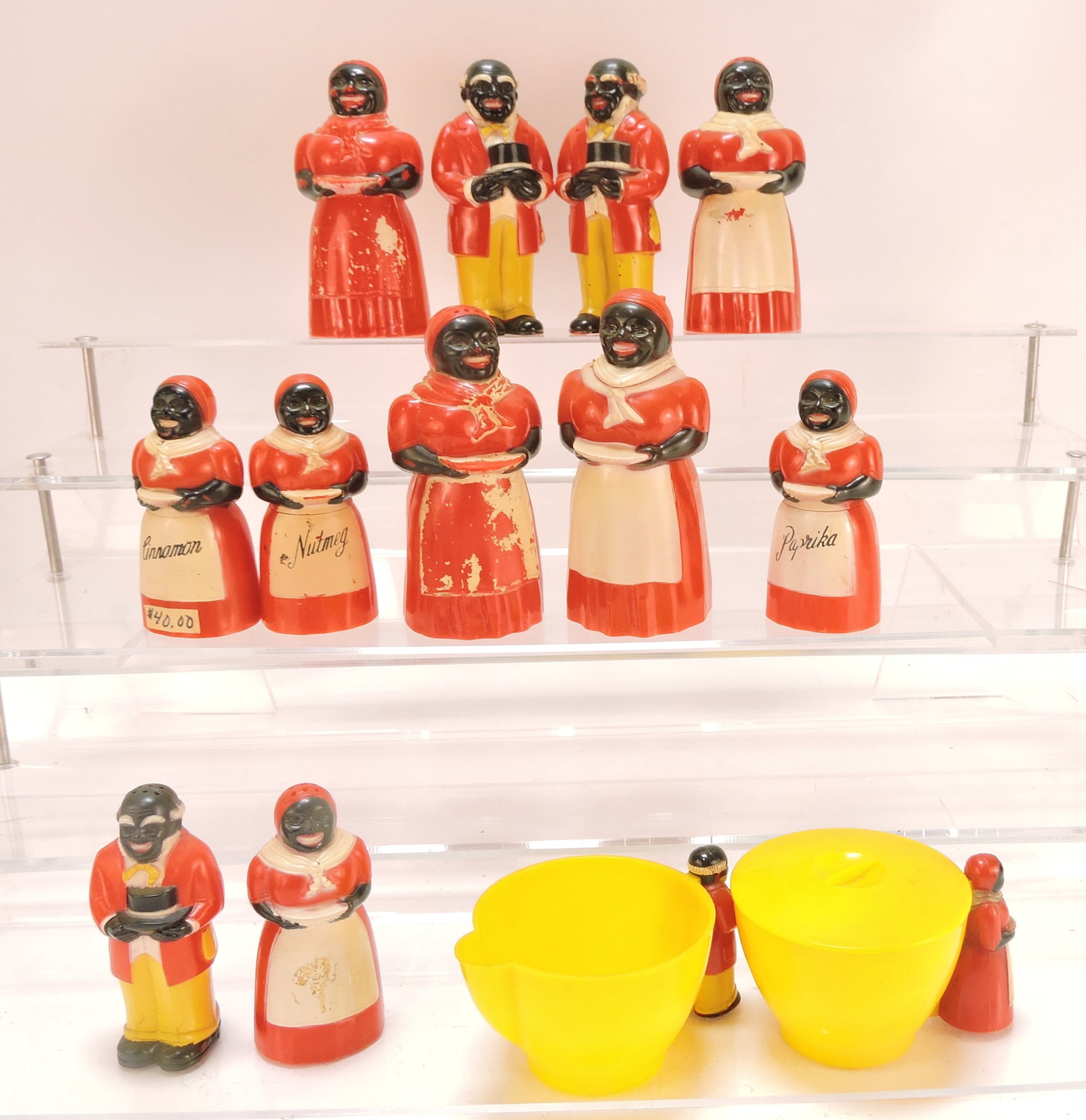 Black Americana lot of shakers, (1 of 1)