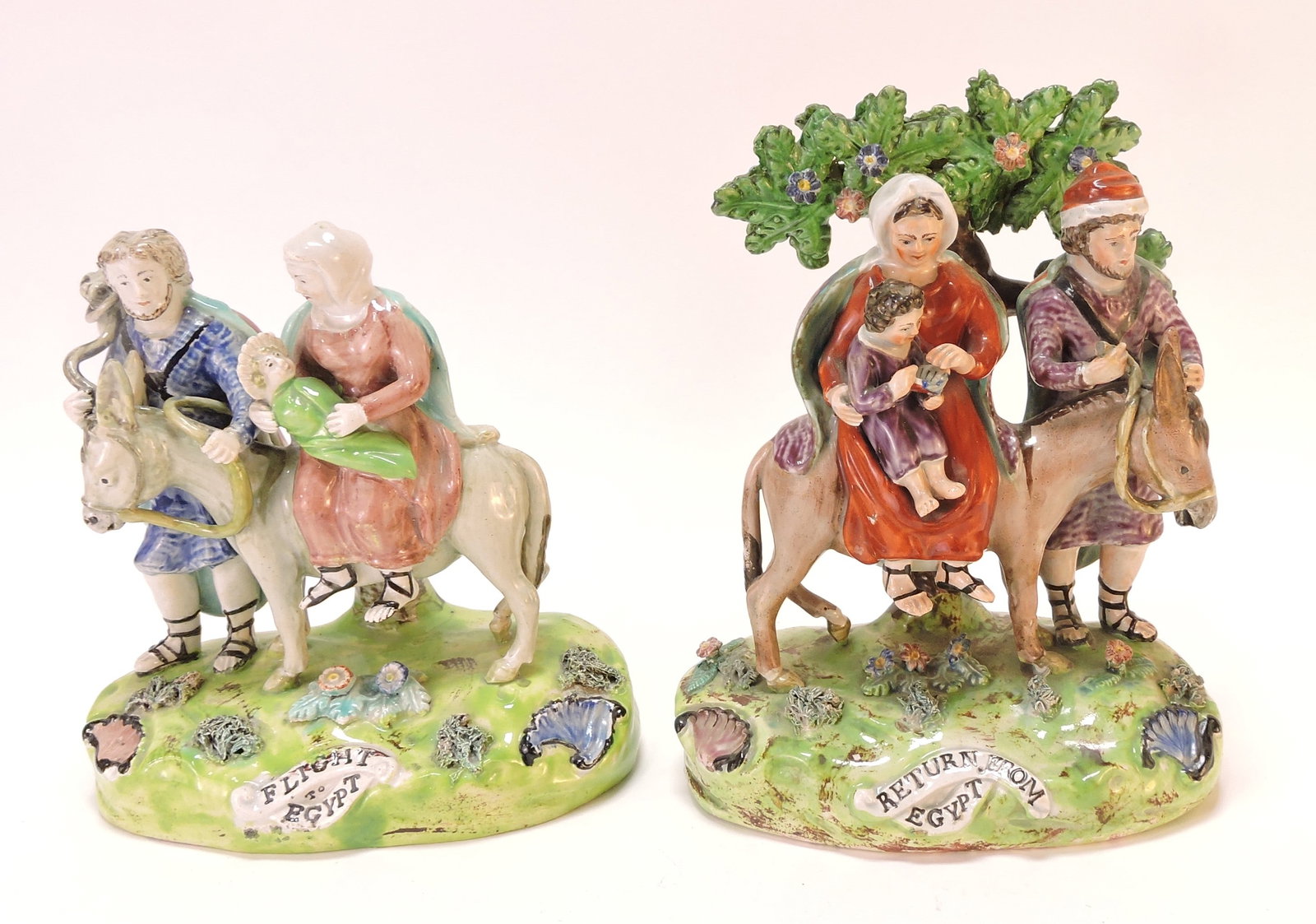 Staffordshire pearlware lot of 2 figures: (1 of 1)