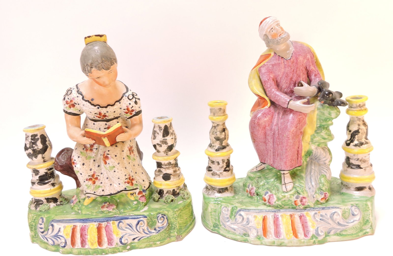 Staffordshire pearlware lot of 2 figures, (1 of 1)