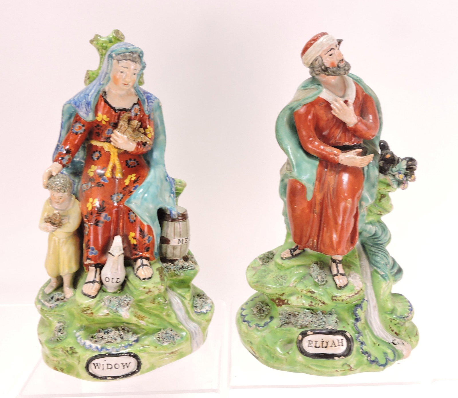 Staffordshire pearlware pair of figures, (1 of 1)