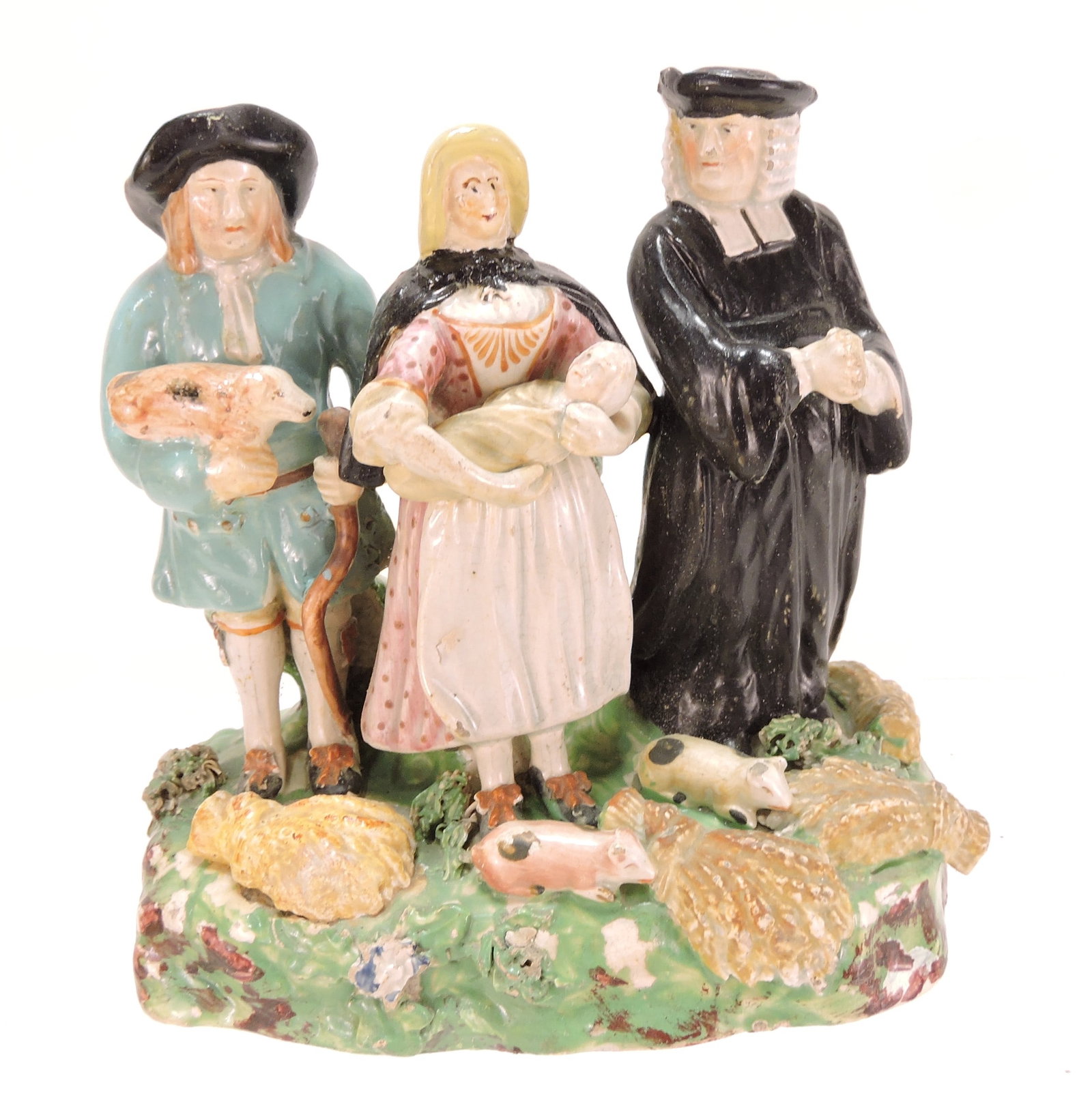 Staffordshire pearlware 'Pig Tithe' (1 of 1)