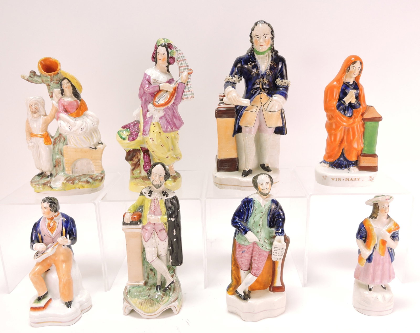 Staffordshire lot of 8 figures, (1 of 1)