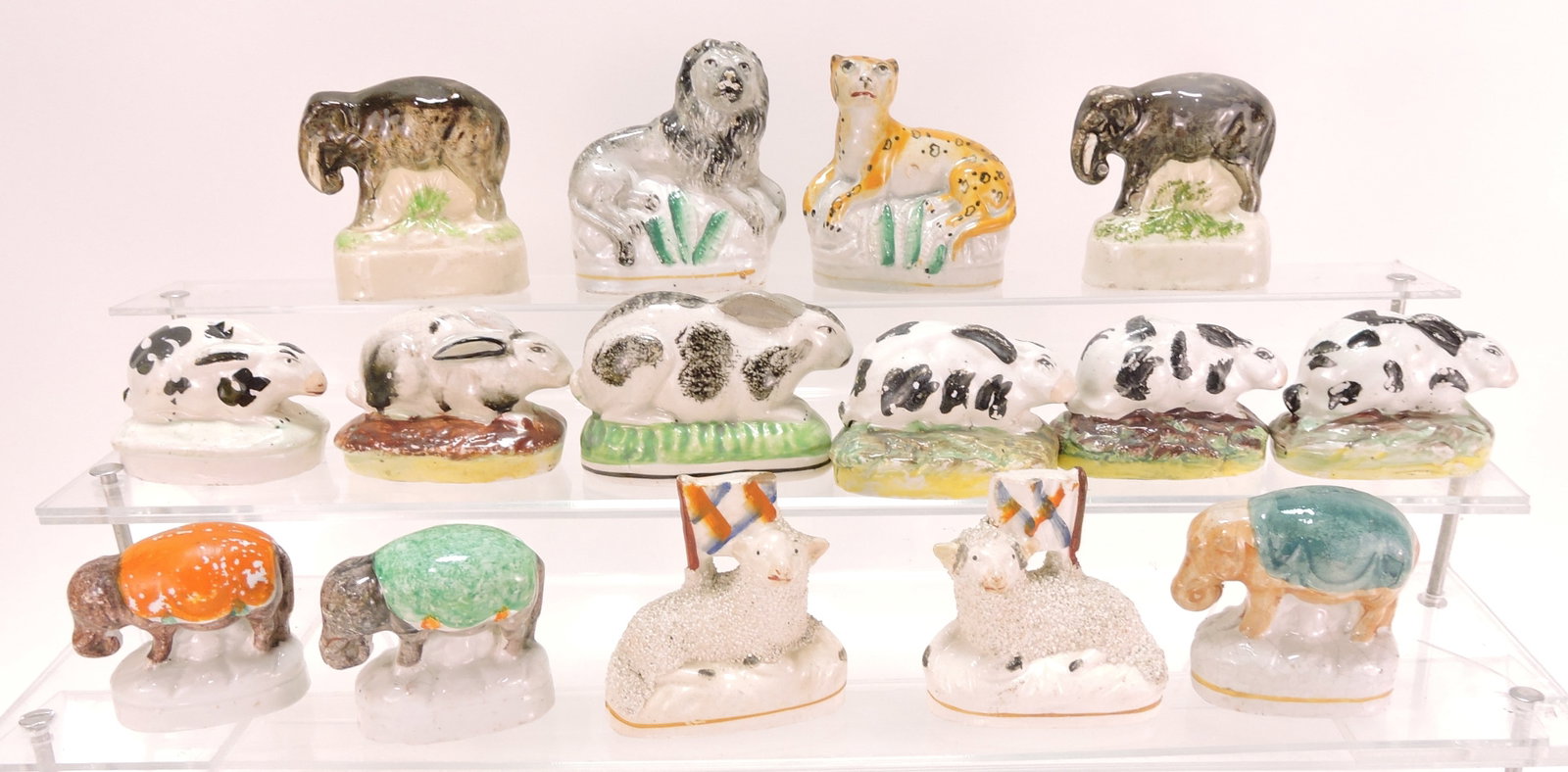 Staffordshire lot of 15 miniatures - (1 of 1)