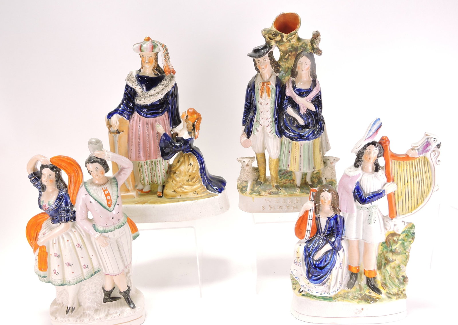 Staffordshire lot of 4 figures, (1 of 1)
