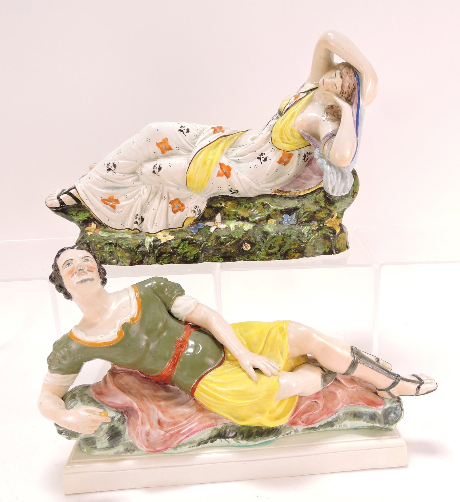 Staffordshire figure of Cleopatra and (1 of 1)