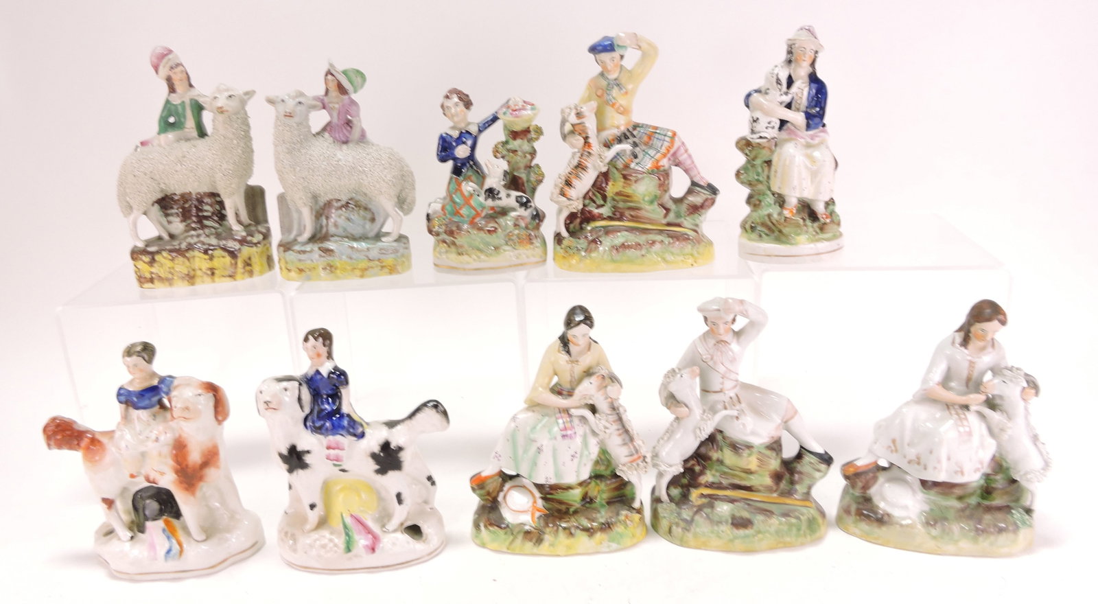 Staffordshire lot of 10 figures, (1 of 1)