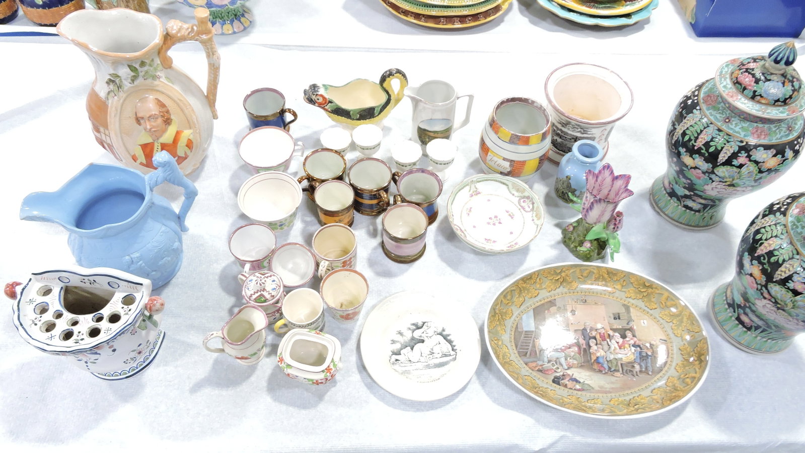 Staffordshire, luster, and other ceramics (1 of 1)