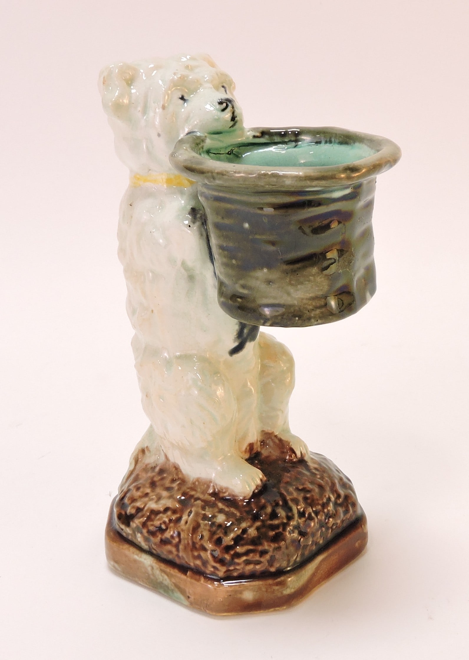 Majolica figural toothpick holder of (1 of 1)
