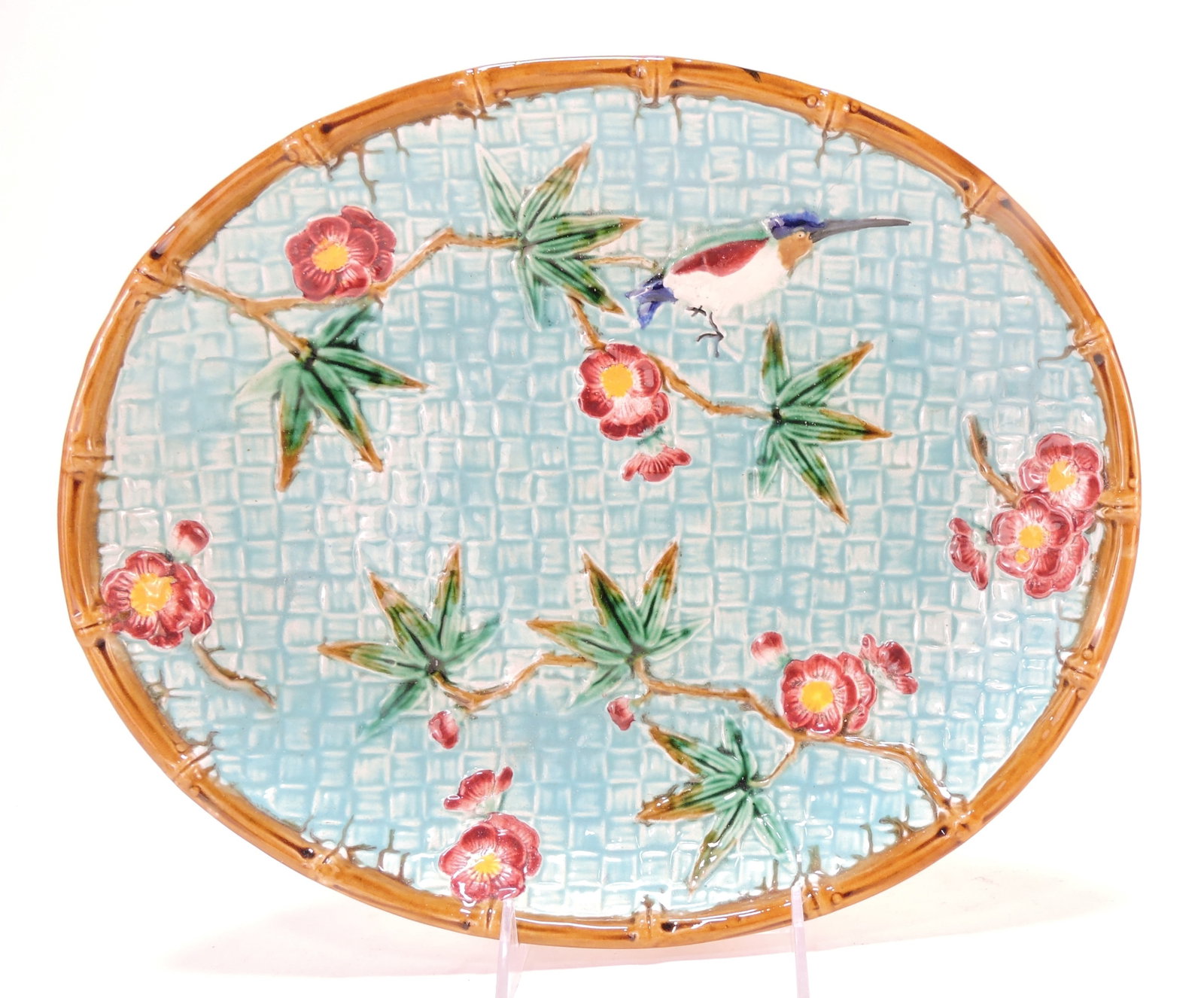 Fielding majolica hummingbird, wicker, (1 of 1)