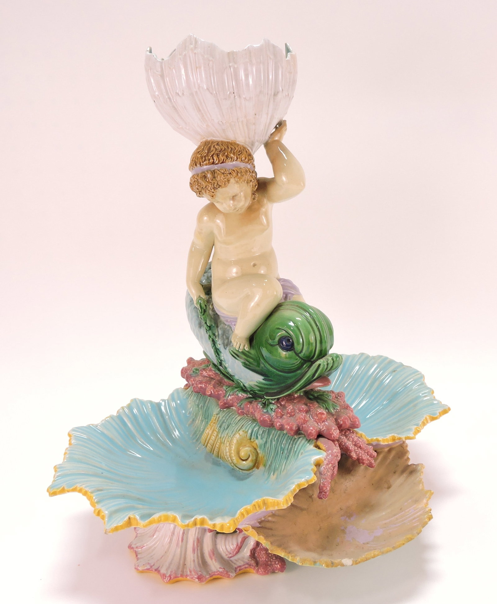 George Jones majolica table center (1 of 5)