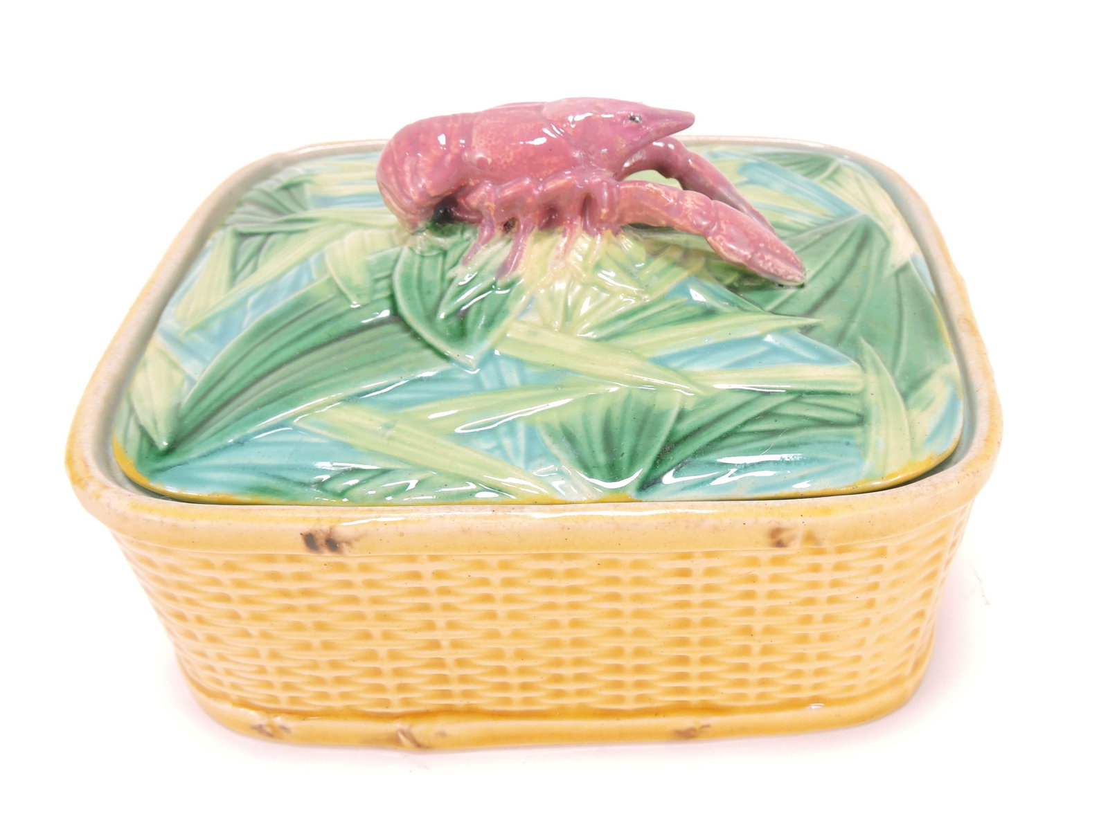 George Jones majolica sardine box/ (1 of 2)