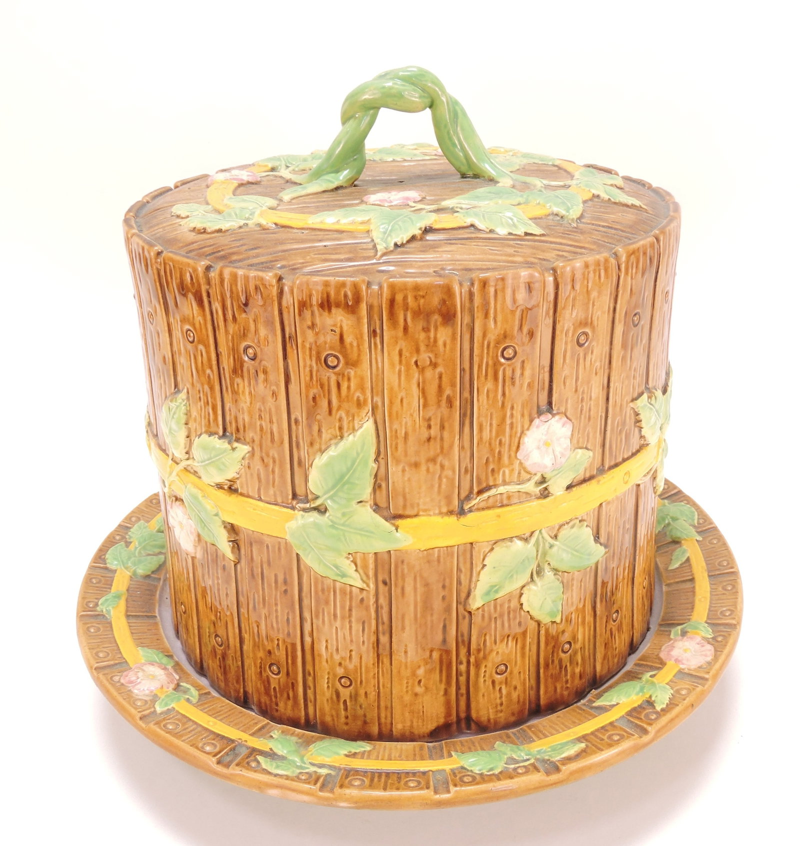 George Jones majolica picket fence (1 of 2)