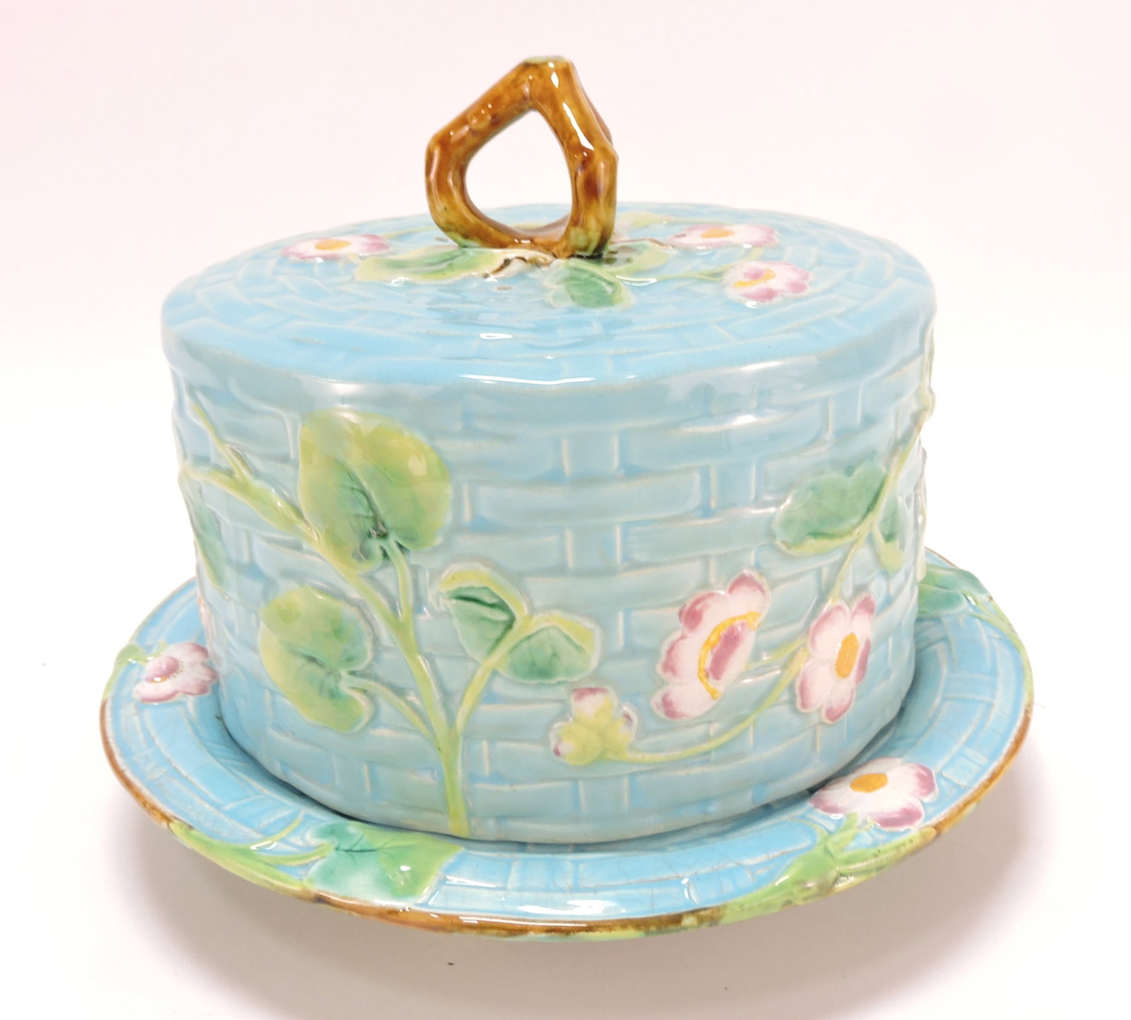 George Jones majolica turquoise (1 of 3)