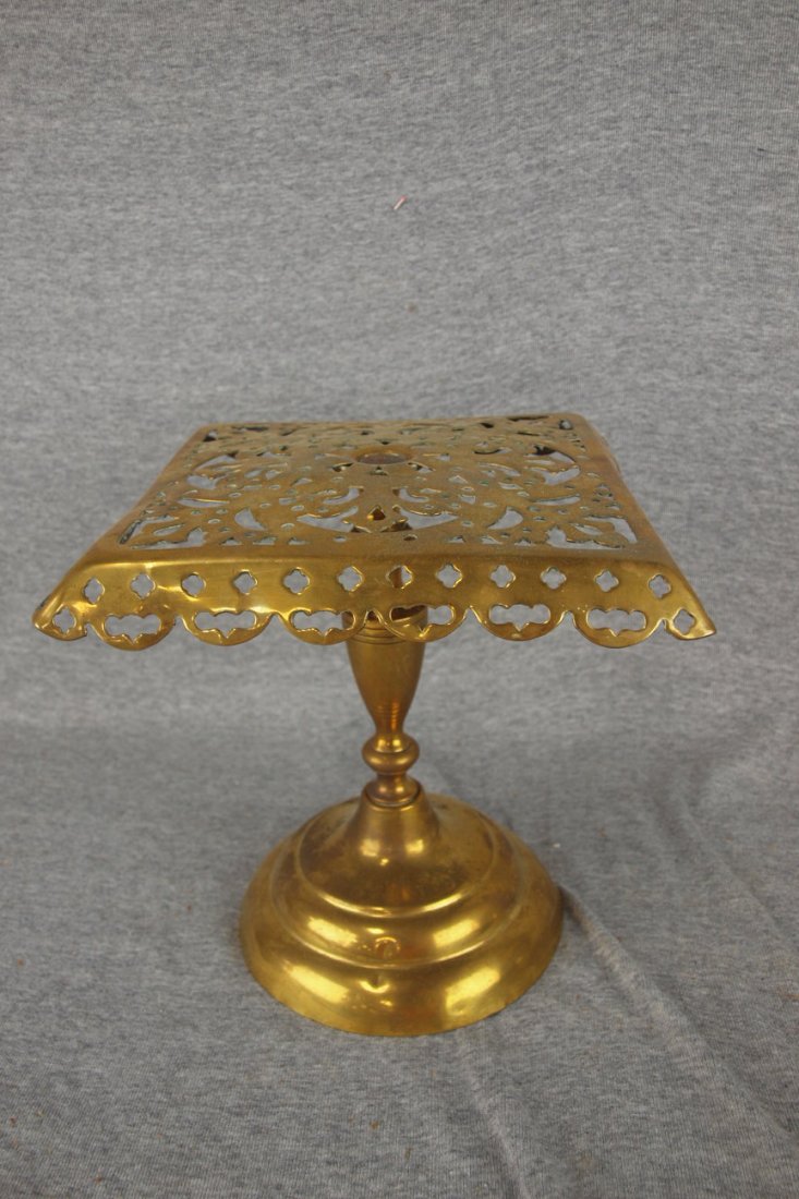English brass tea kettle stand , 9": English brass tea kettle stand , 9"