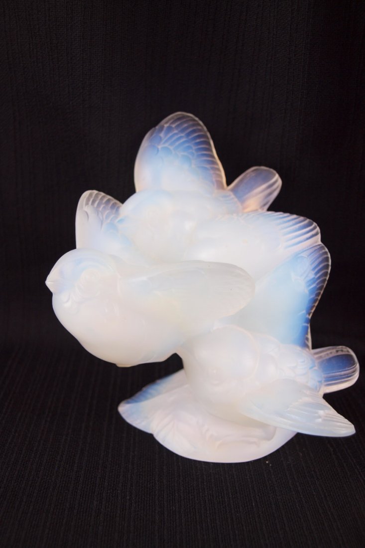 Sabino figure of two birds, 4 3/4": Sabino figure of two birds, 4 3/4"