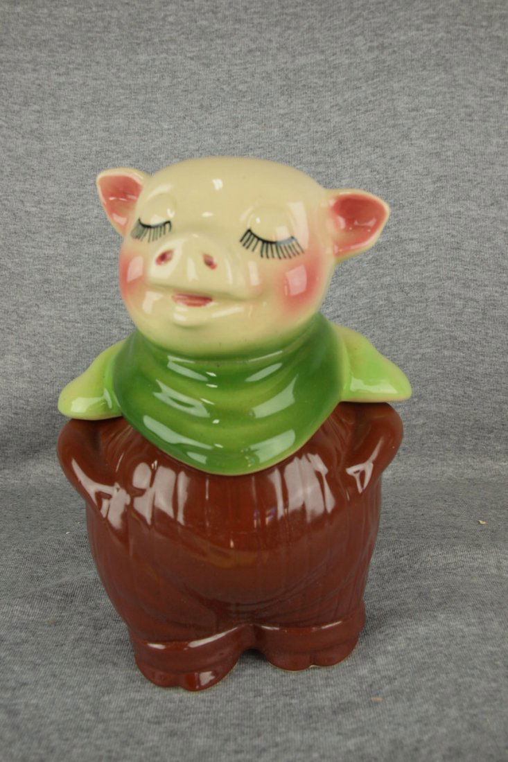 Shawnee Pottery Smily Pig bank/cookie jar: Shawnee Pottery Smily Pig bank/cookie jar