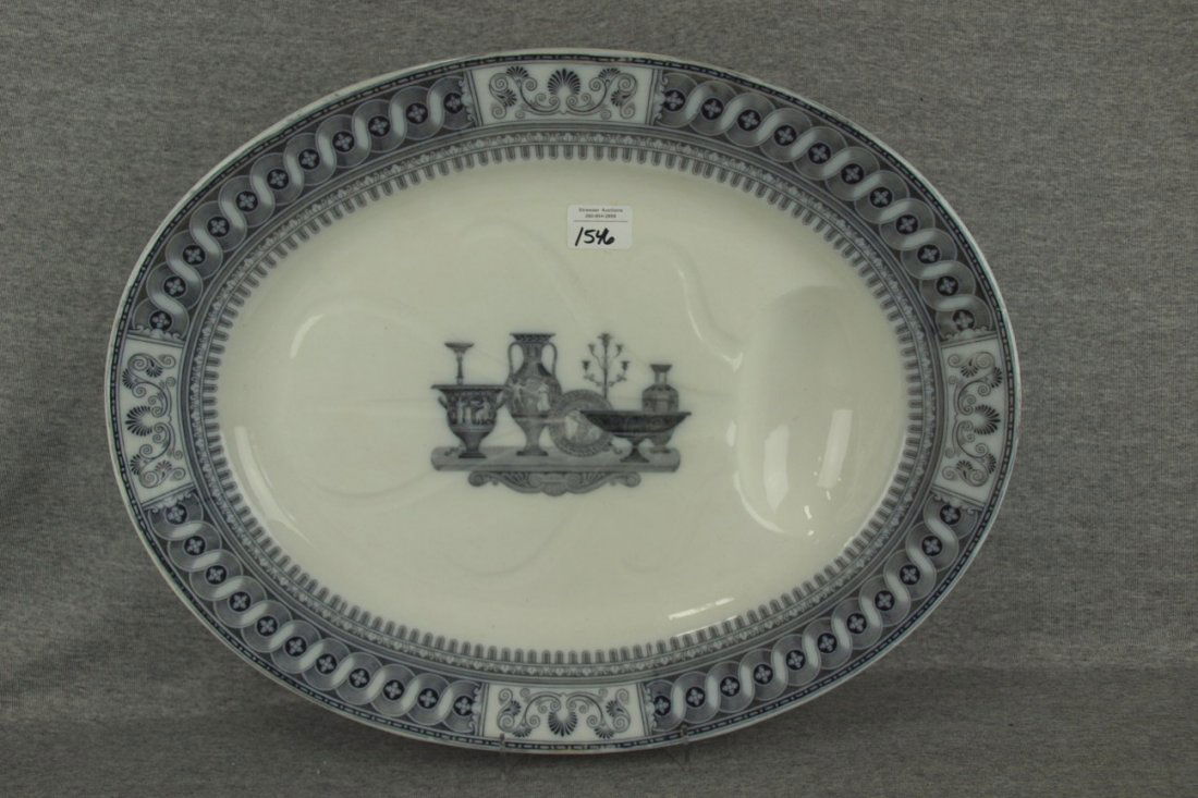 Mulberry well and tree large platter, 21": Mulberry well and tree large platter, 21"