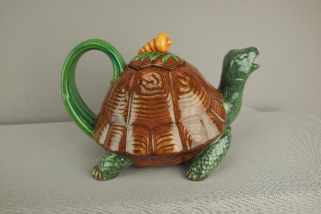 Royal Doulton Minton Archives figural turtle teapot: Royal Doulton Minton Archives figural turtle teapot