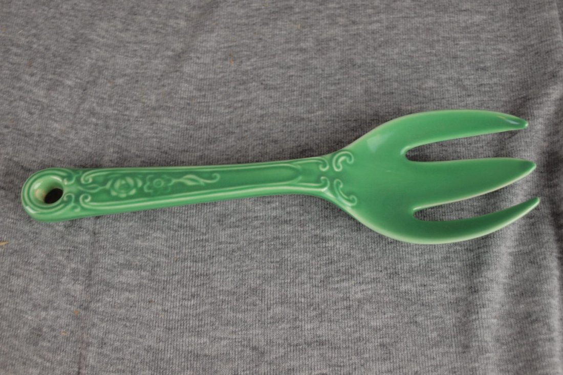 Fiesta Kitchen Kraft green fork: Fiesta Kitchen Kraft green fork