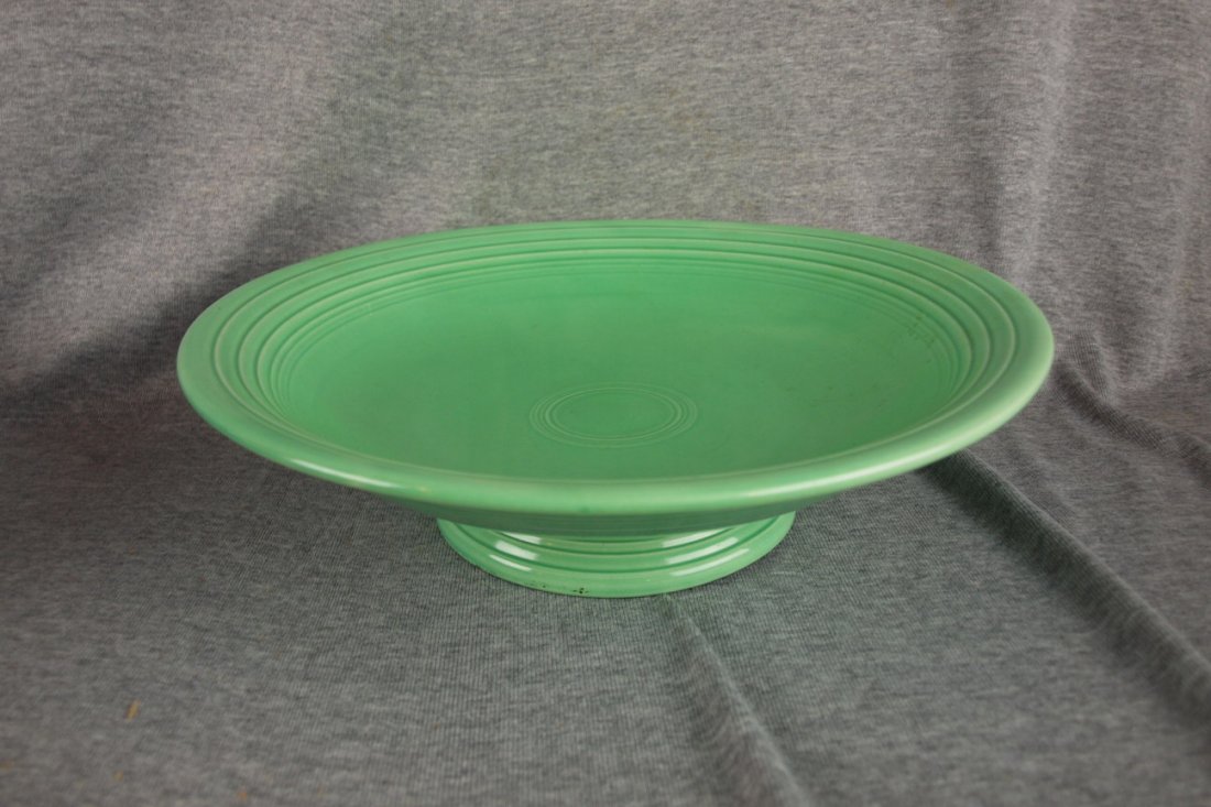 Fiesta 12" fruit compote, green: Fiesta 12" fruit compote, green