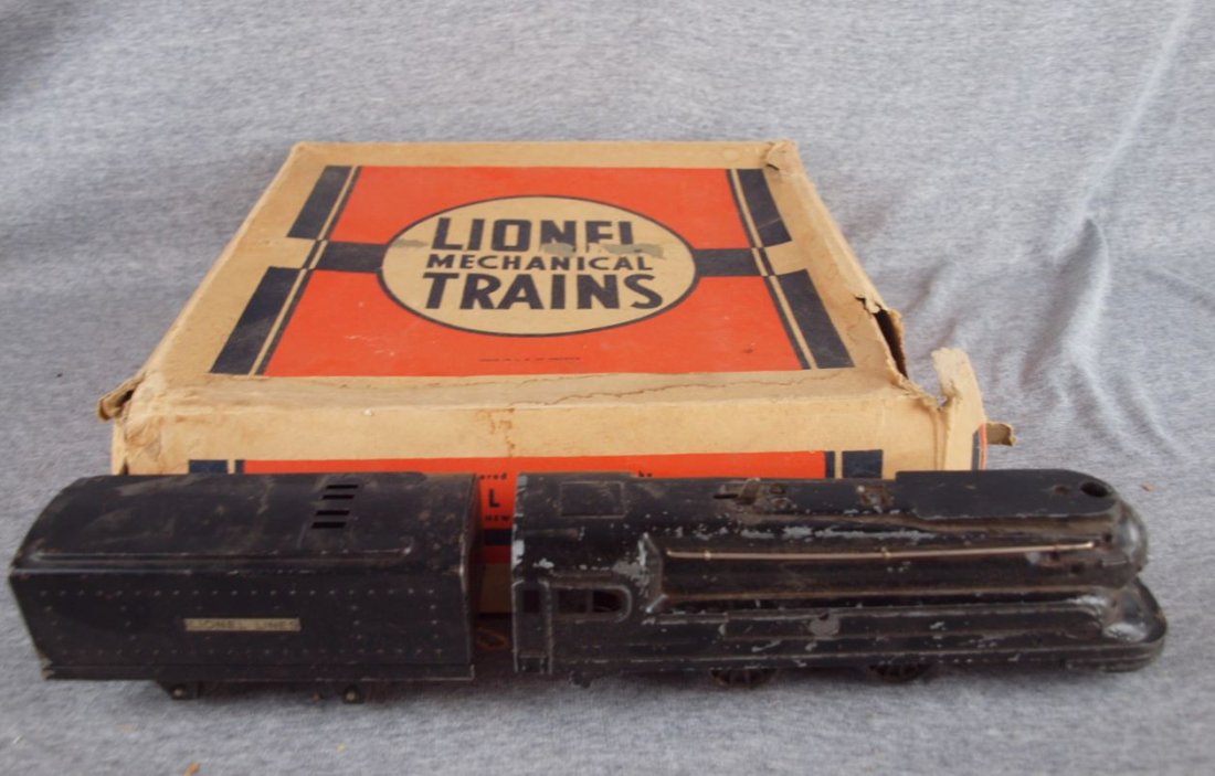 Lionel No. 1549 Whistling Freight Train - engine: Lionel No. 1549 Whistling Freight Train - engine tender, track, and original box