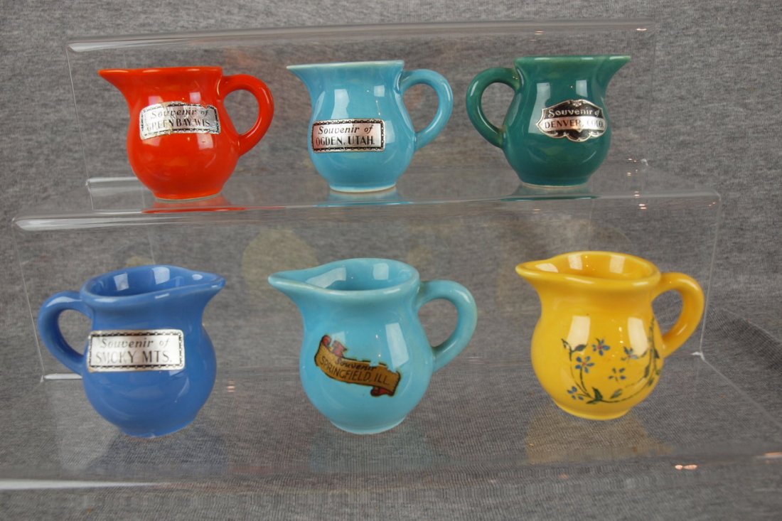 Harlequin souvenir individual creamer group, 6 pcs: Harlequin souvenir individual creamer group, 6 pcs