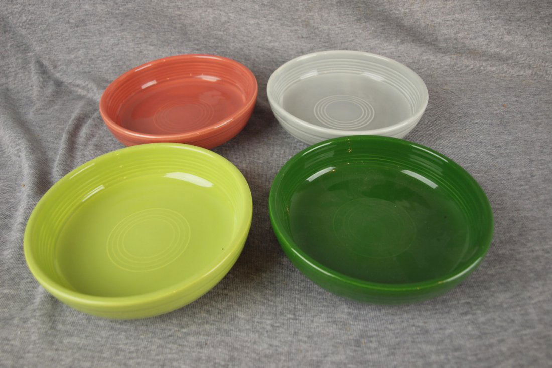 Fiesta 6" dessert group - 4, 50's colors: Fiesta 6" dessert group - 4, 50's colors
