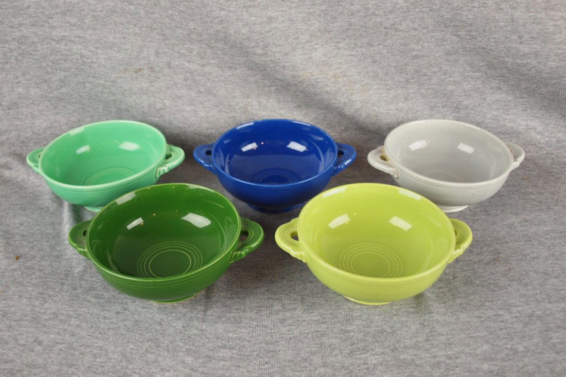 Fiesta cream soup lot of 5, mixed colors: Fiesta cream soup lot of 5, mixed colors