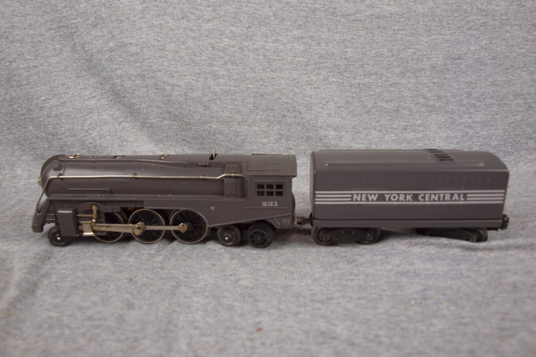 Lionel #221 engine and #221T tender, circa 1947: Lionel #221 engine and #221T tender, circa 1947