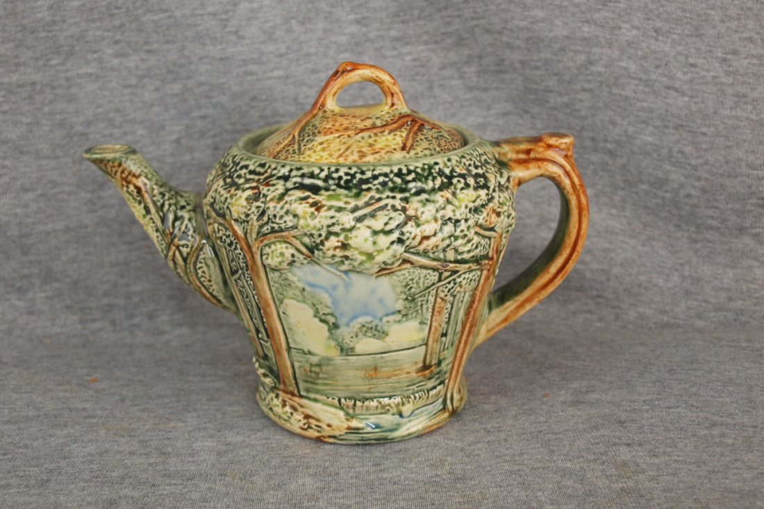 Weller "Forest" teapot: Weller "Forest" teapot