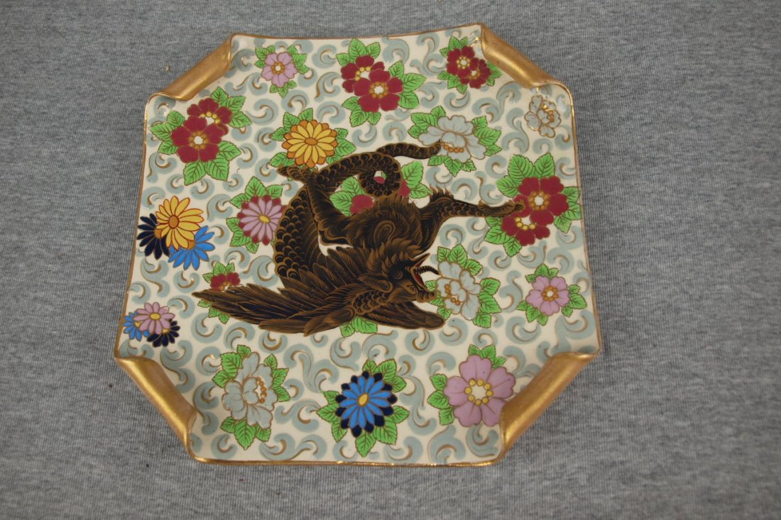 Sarreguemines dragon plate 10": Sarreguemines dragon plate 10"