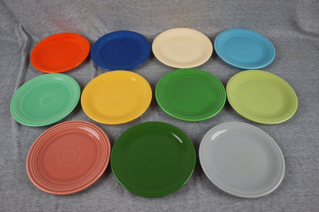 Fiesta 7" plate group, all 11 colors: Fiesta 7" plate group, all 11 colors