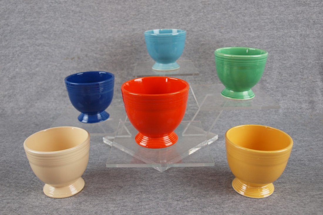 Fiesta egg cup group, original 6 colors: Fiesta egg cup group, original 6 colors