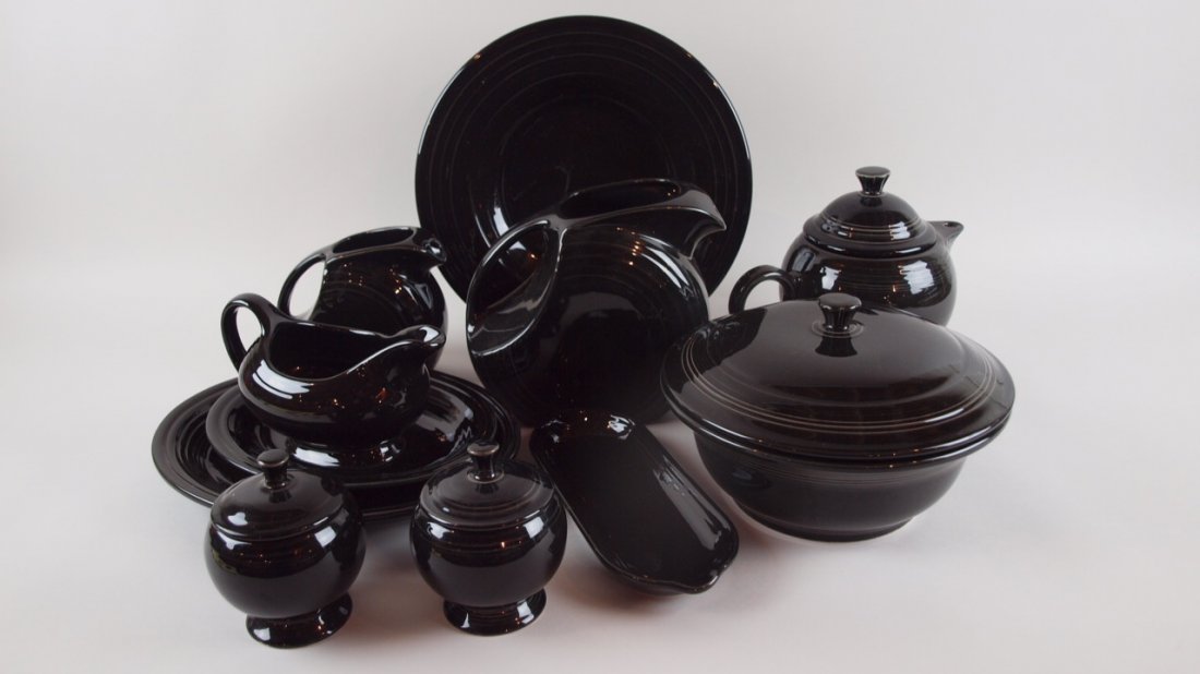 Fiesta Post 86 black lot of 11 assorted pcs: Fiesta Post 86 black lot of 11 assorted pcs