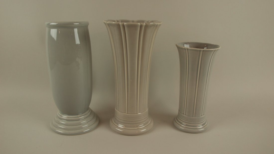 Fiesta Post 86 grey vase group - Millennium III,: Fiesta Post 86 grey vase group - Millennium III, medium, small