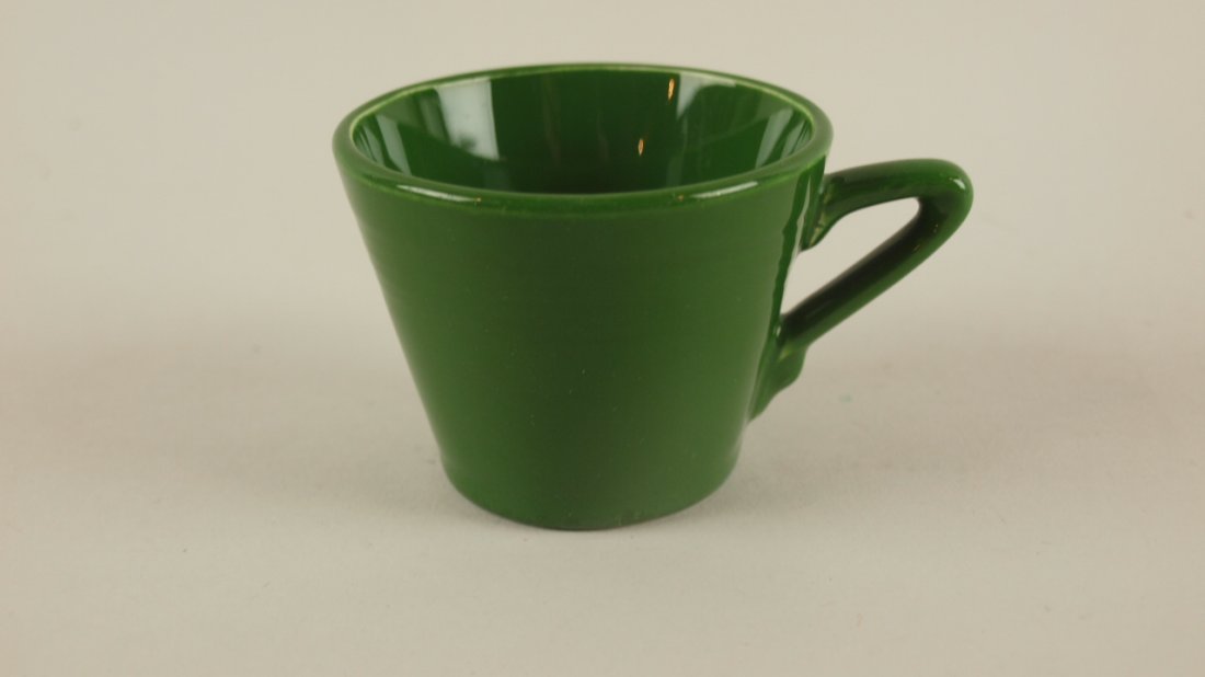 Harlequin demitasse cup, dark green: Harlequin demitasse cup, dark green