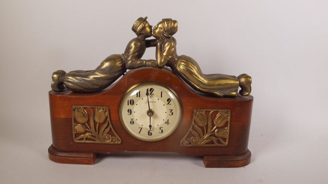 Sessions Dutch boy & girl clock: Sessions Dutch boy & girl clock