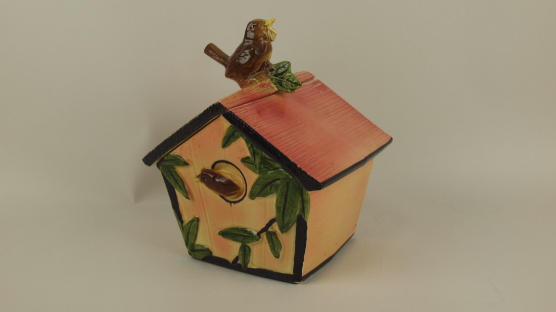 McCoy bird & bird house cookie jar