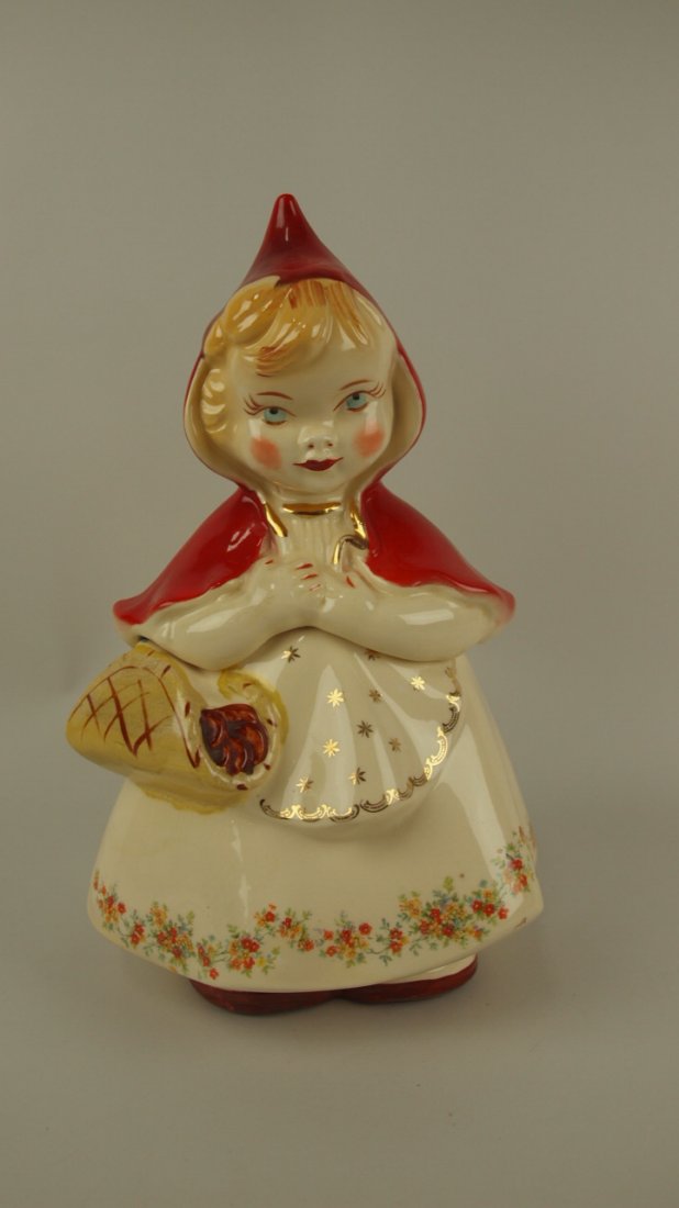 Hull Little Red Riding Hood cookie jar: Hull Little Red Riding Hood cookie jar