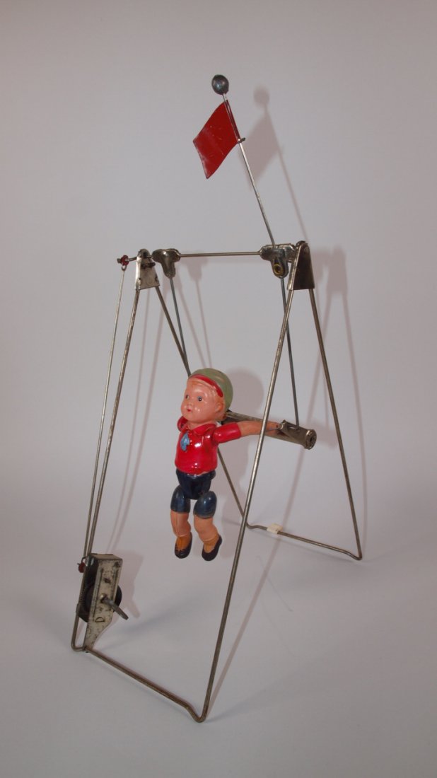 Celluloid acrobat wind up toy: Celluloid acrobat wind up toy