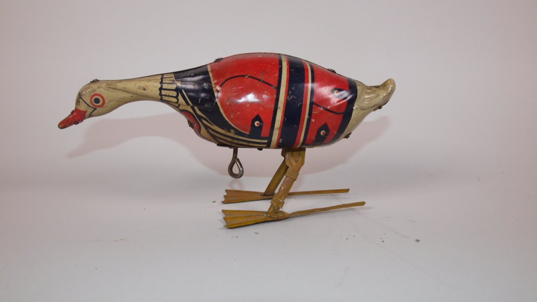 Marx Hopping Goose tin litho wind up: Marx Hopping Goose tin litho wind up